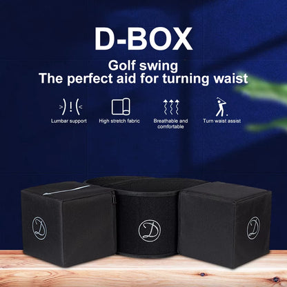 1PC Golf Swing Practice Stick Golf Swing Merlot'S New D-BOX Golf Indoor Swing and Waist Training Aids Turn to the Waist to Force