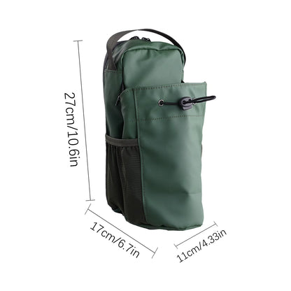 Magnetic Fitness Water Bottle Holder Crossbody Sling Bag Waterproof Non Slip Large Capacity for Gym Outdoor Sports Phone Pocket