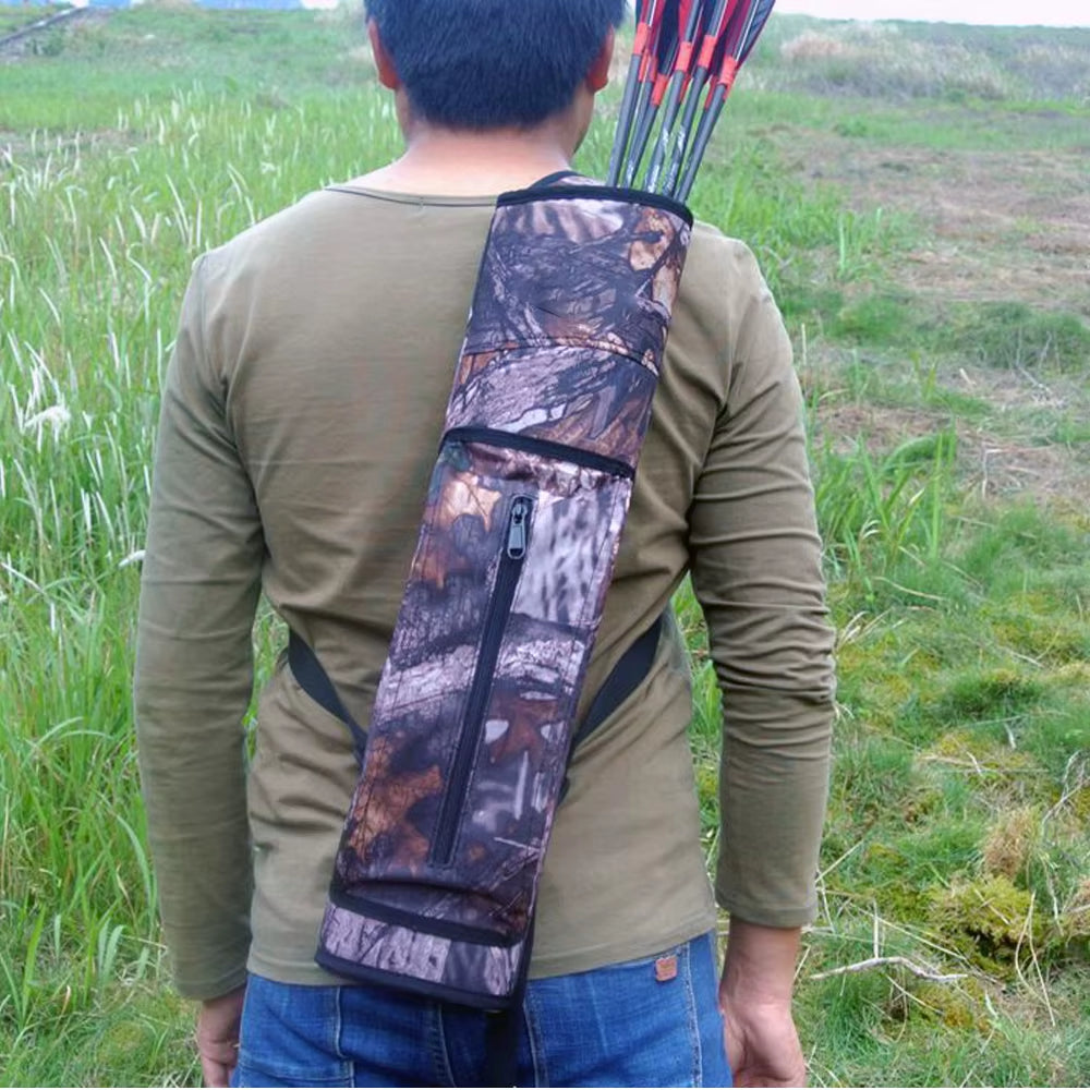 Hot 54Cm Archery Circle Fleece Arrow Pot Bag Shoulder Can Hang Large Capacity Arrow Bag Bow Quiver Arrow Pot Arrow Bag